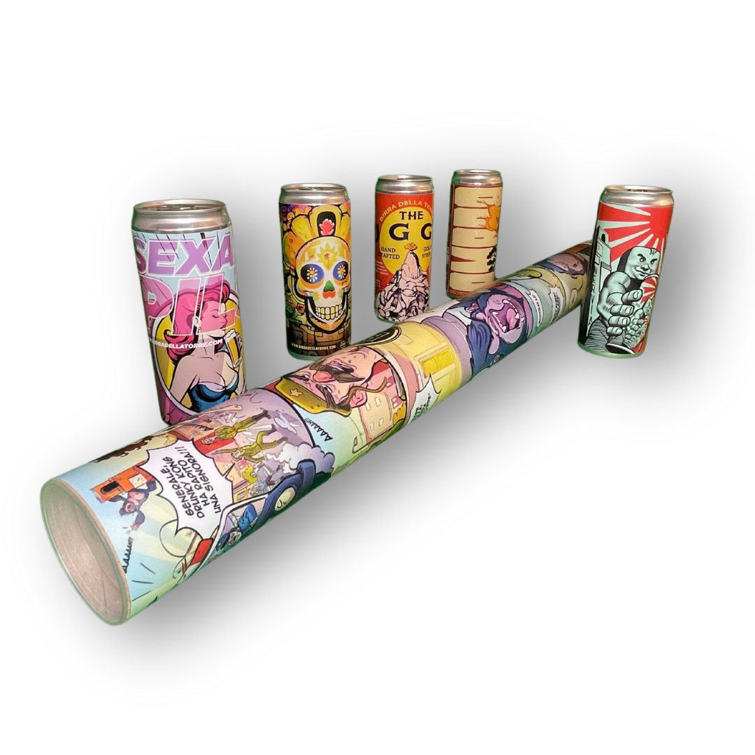 Box Regalo – 4 Birre Artigianali + Tubo Personalizzato