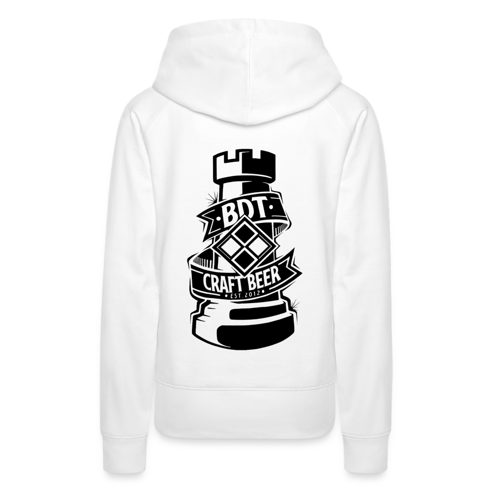 Felpa con cappuccio donna - Tower - bianco