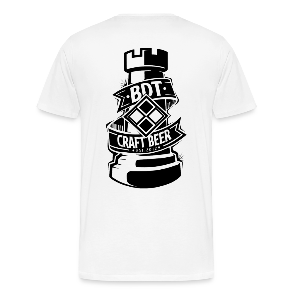 T-shirt Premium uomo - Tower - bianco