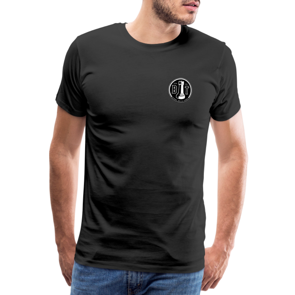 T-shirt Premium uomo - Tower - nero