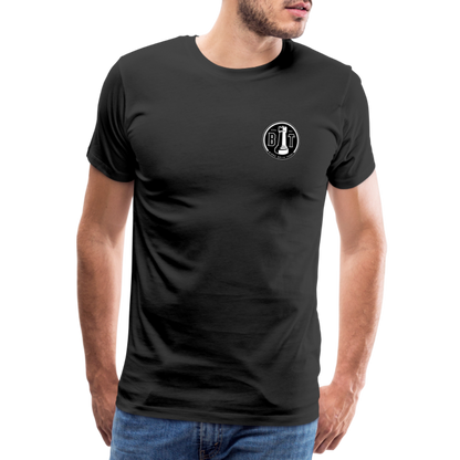 T-shirt Premium uomo - Tower - nero