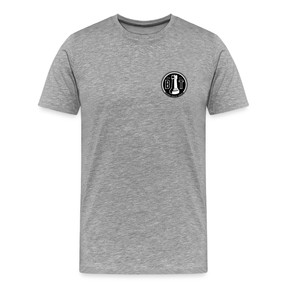 T-shirt Premium uomo - Tower - grigio melange
