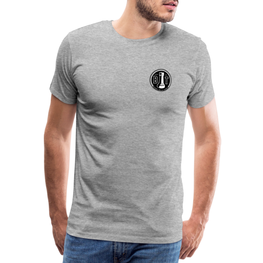 T-shirt Premium uomo - Tower - grigio melange