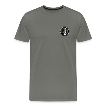T-shirt Premium uomo - Tower - asfalto