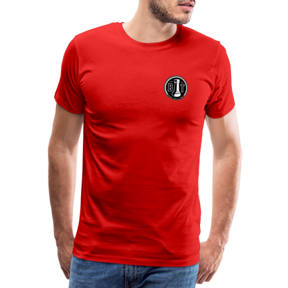 T-shirt Premium uomo - Tower - rosso