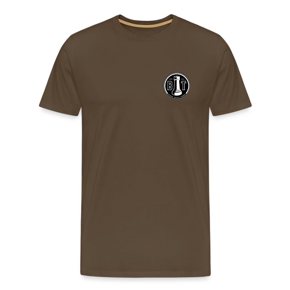 T-shirt Premium uomo - Tower - marrone nobile