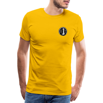 T-shirt Premium uomo - Tower - giallo sole