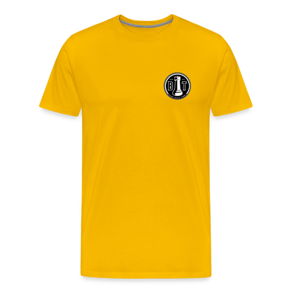 T-shirt Premium uomo - Tower - giallo sole