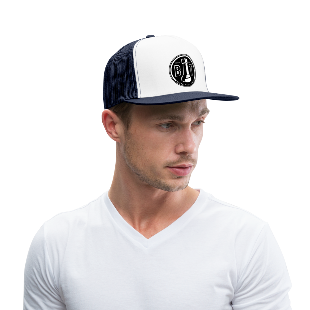 Trucker Cap - bianco/navy