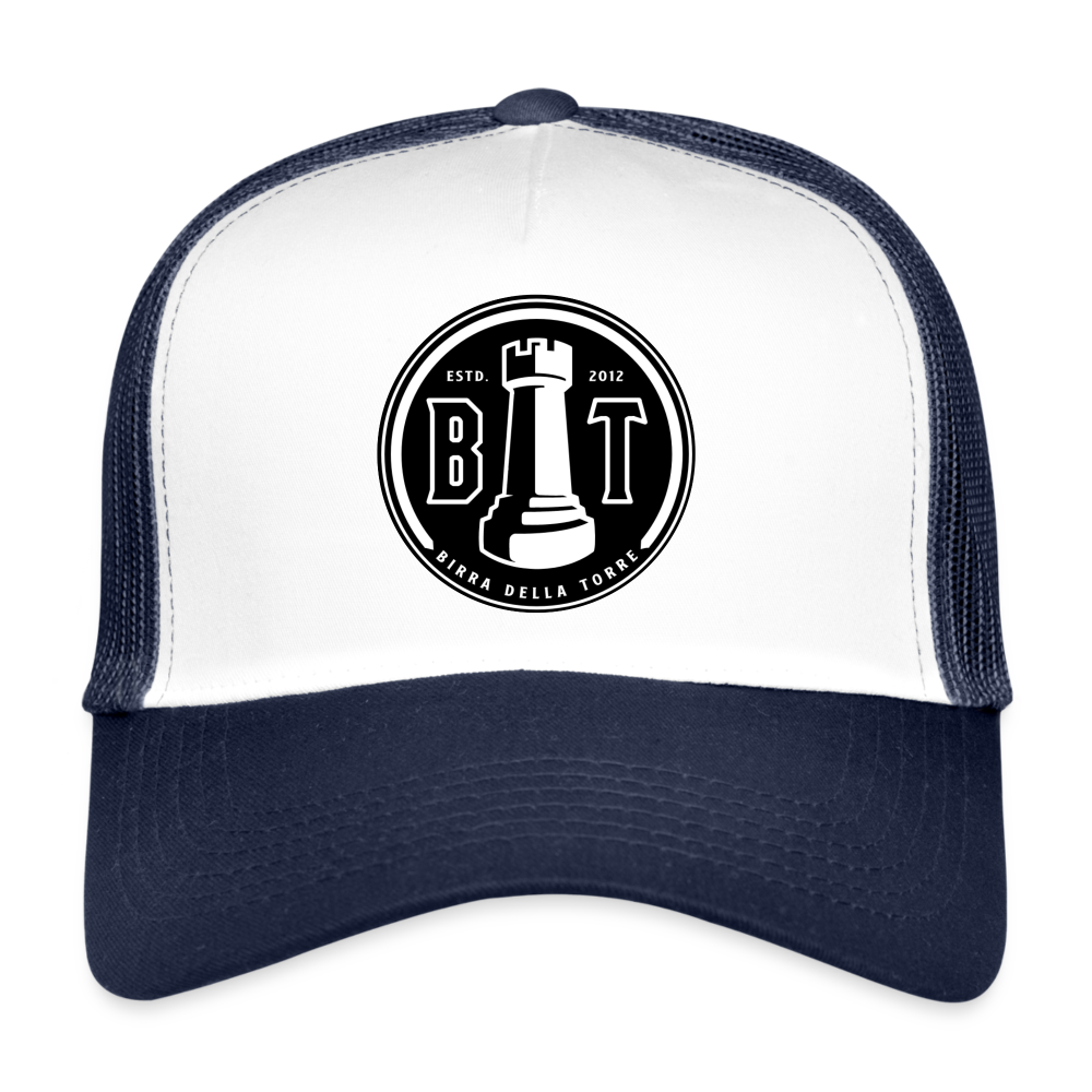 Trucker Cap - bianco/navy