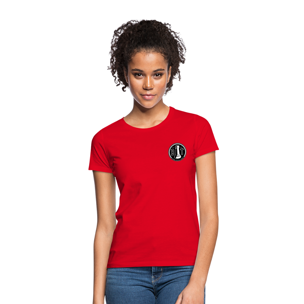 T-shirt donna - BDT - rosso