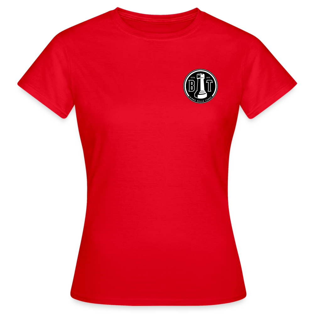 T-shirt donna - BDT - rosso