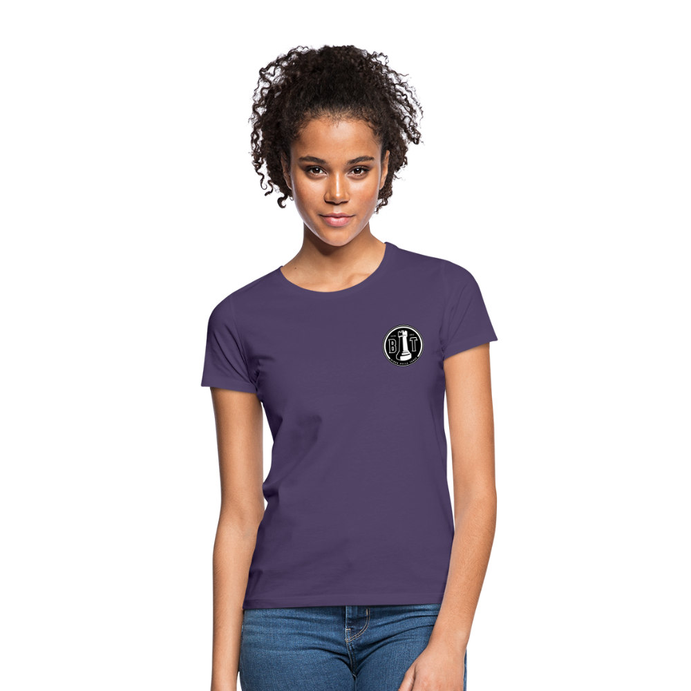 T-shirt donna - BDT - viola scuro